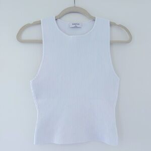 BABATON Sculpt Knit Top - White (M)